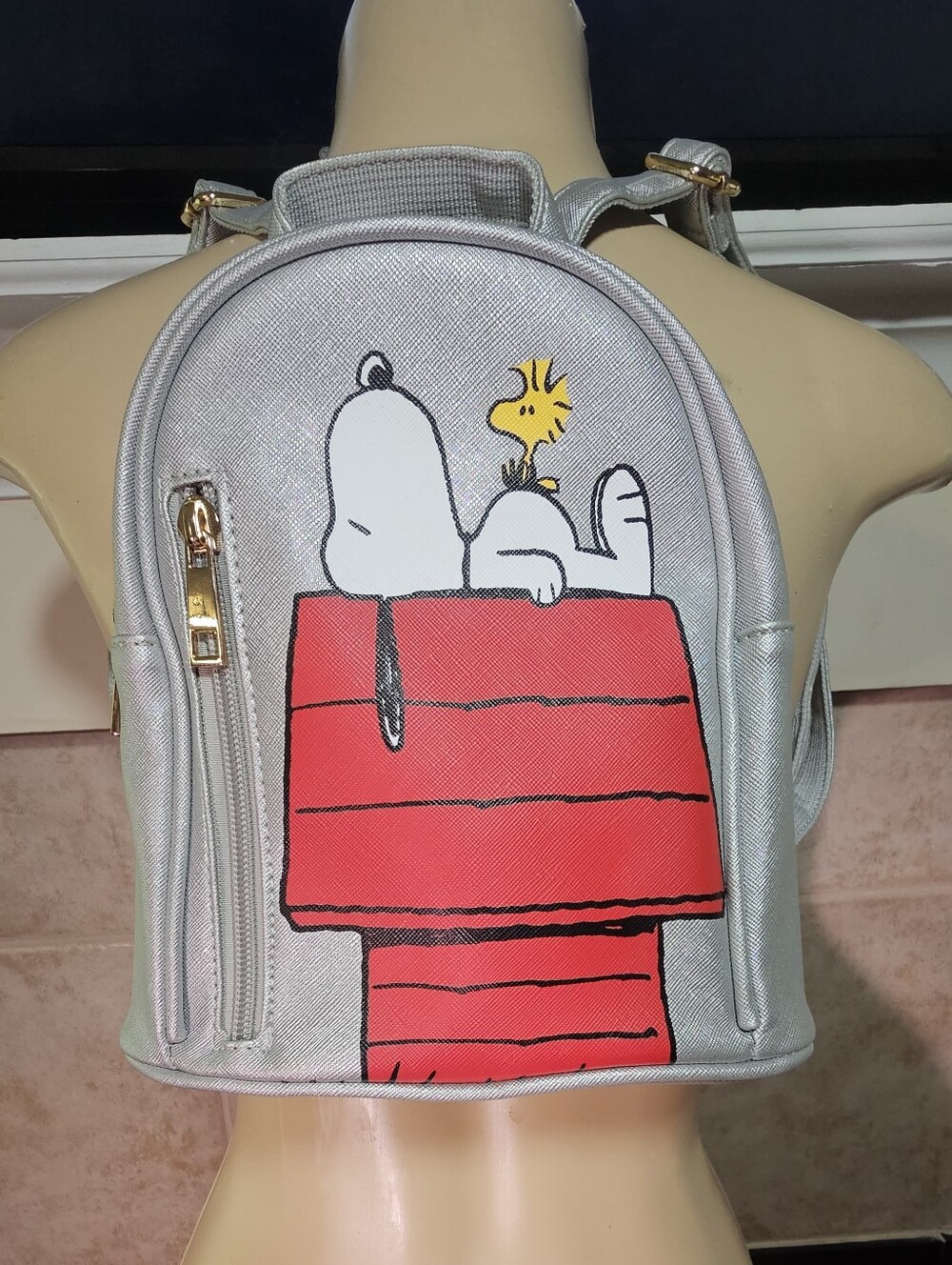 New. Peanuts Snoopy Woodstock Mini Backpack.